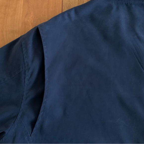 Vintage / Classic Navy Blue Polo Ralph Lauren Windbreaker w/ Collar Mens XXL - Picture 4 of 9